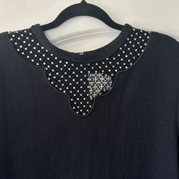 Rare Vintage NWT Adolfo at Saks Fifth Avenue Sweater Dress. - Picture 5 of 6